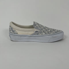 Vans x Mattias Golli Grey/White Slip On Pearl Checkerboard Slip On Sneaker Size 8