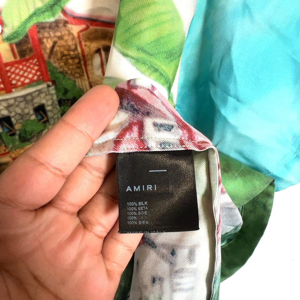 Amiri Eden Rock 'St. Barthélemy' Silk Shirt