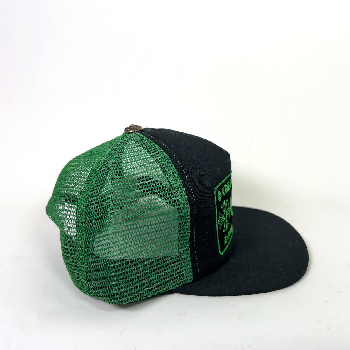 Chrome Hearts Green Hollywood Trucker Hat