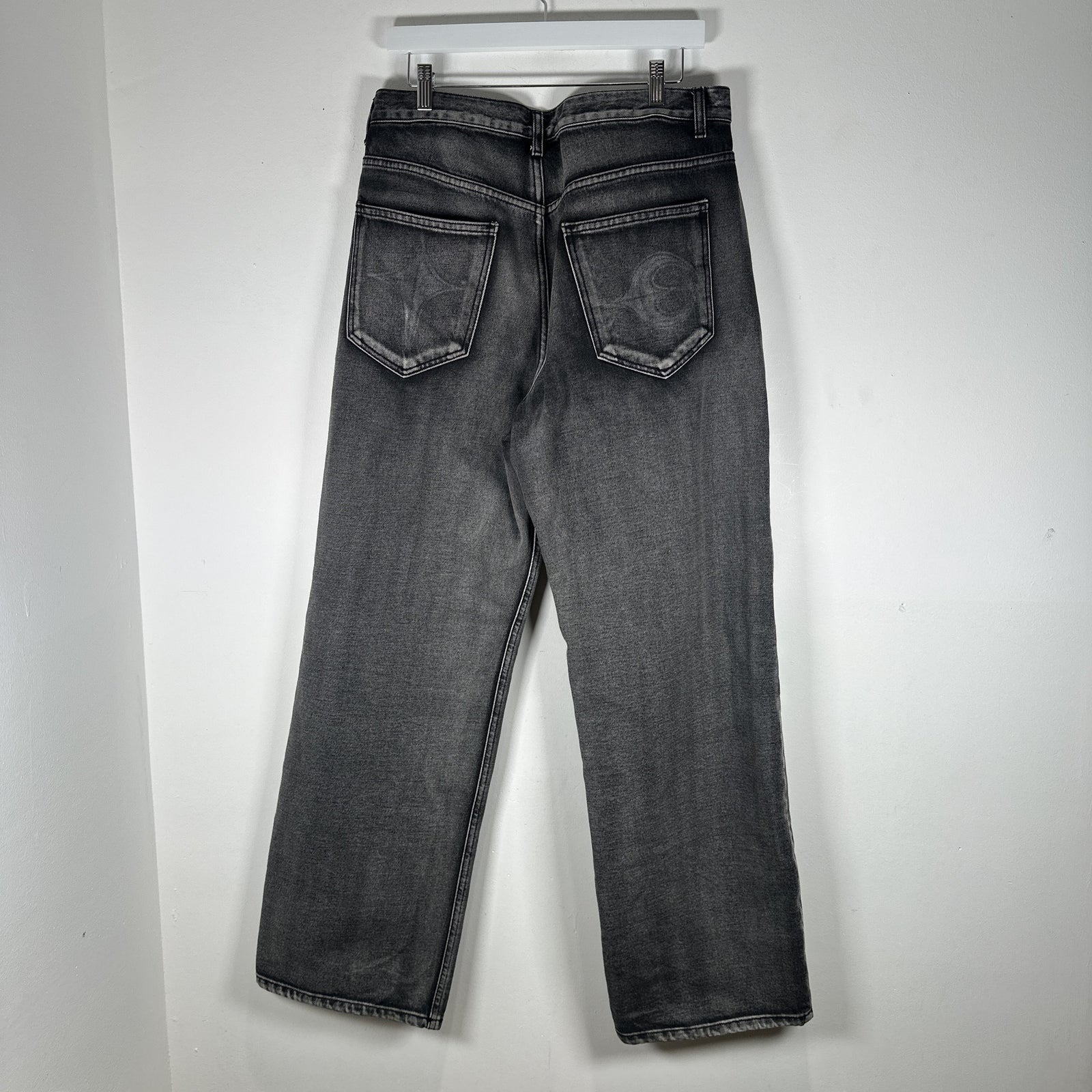 Thug Club Double Knee Grey Wash Carpenter Pants Size 34