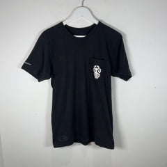 Chrome Hearts Split Spell Out Dagger Back Graphic T-Shirt