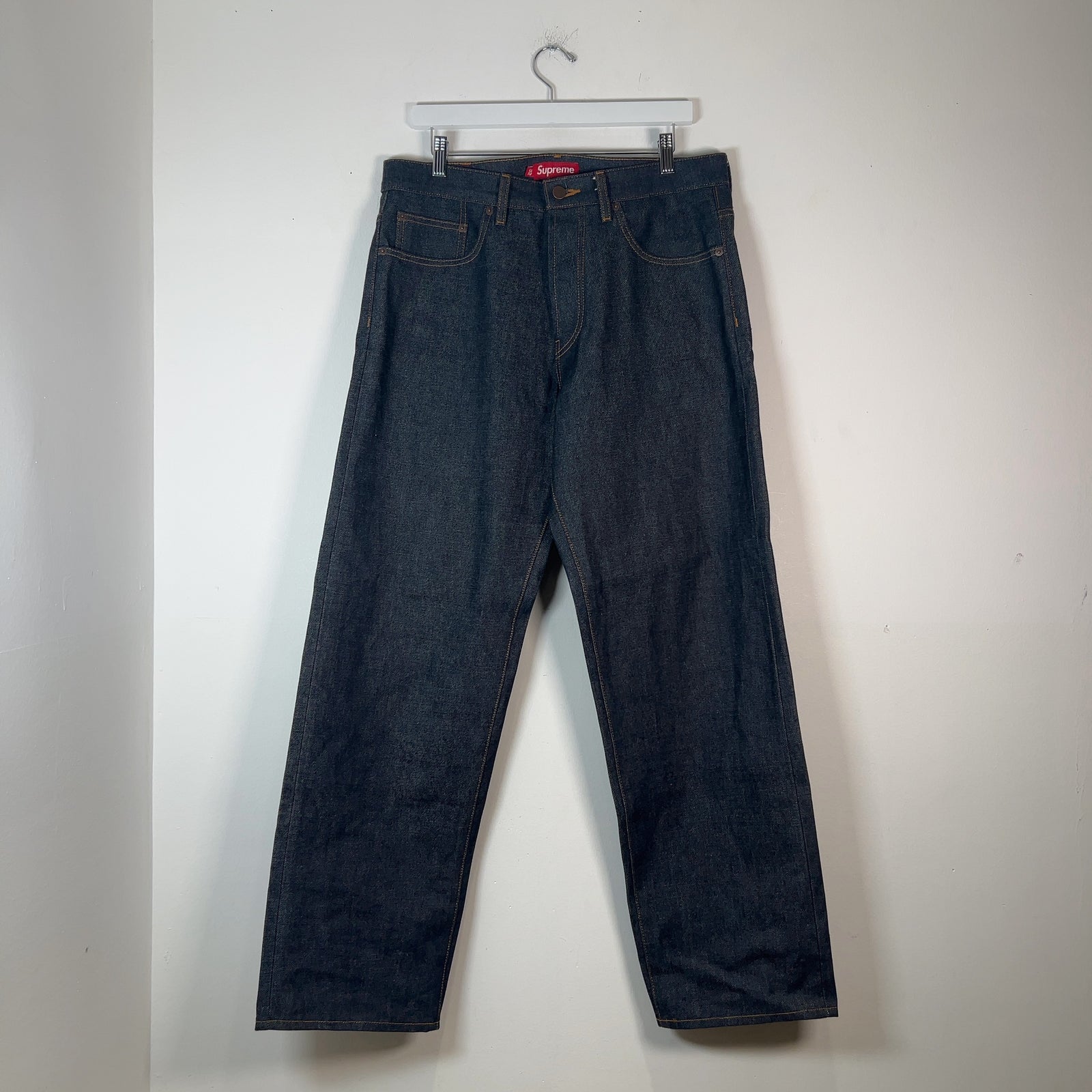 Supreme Japanese Selvedge Raw Denim Jeans