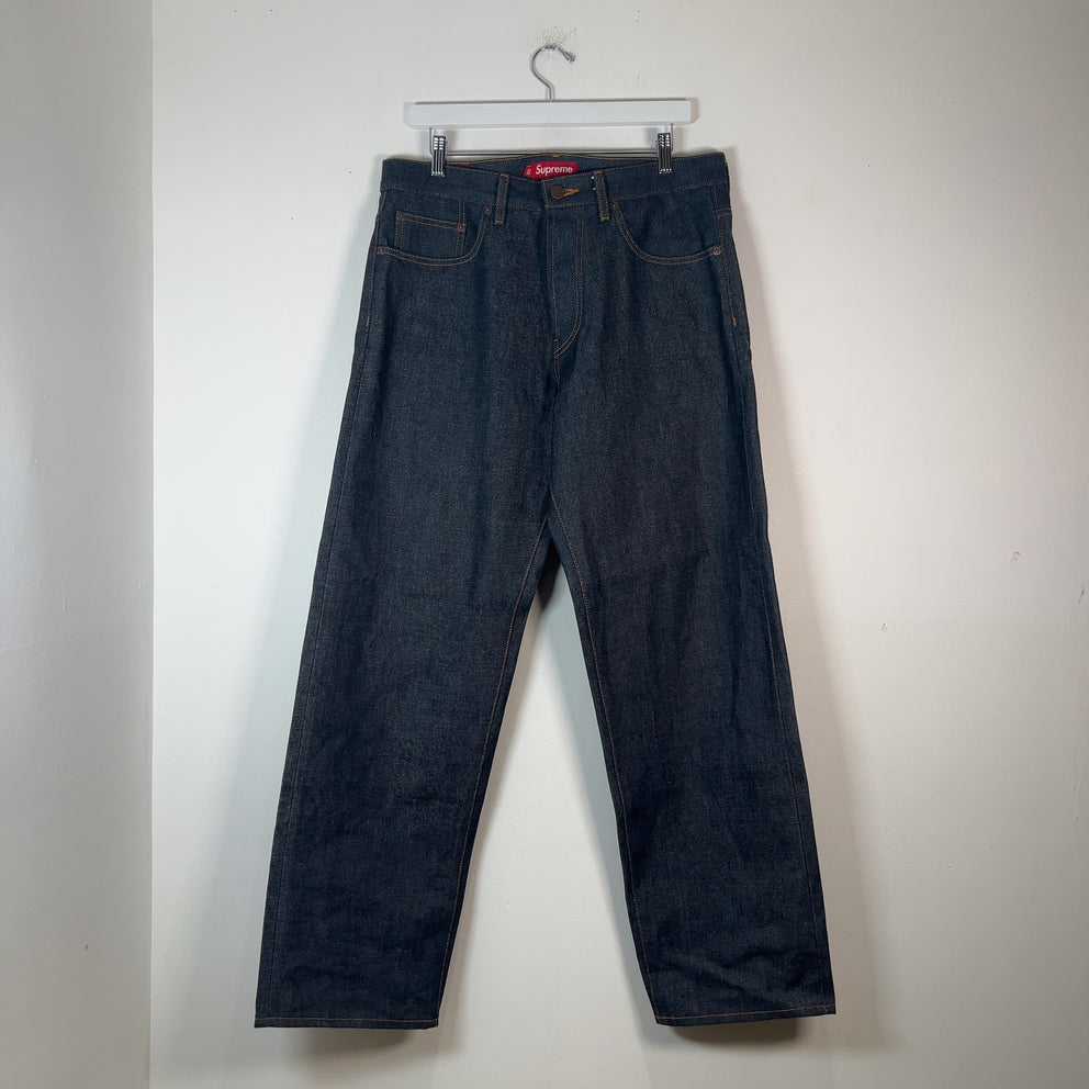 Supreme Japanese Selvedge Raw Denim Jeans