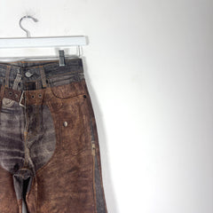 Acne Studios Trompe L'Oeil Cotton 'Chaps' Jeans