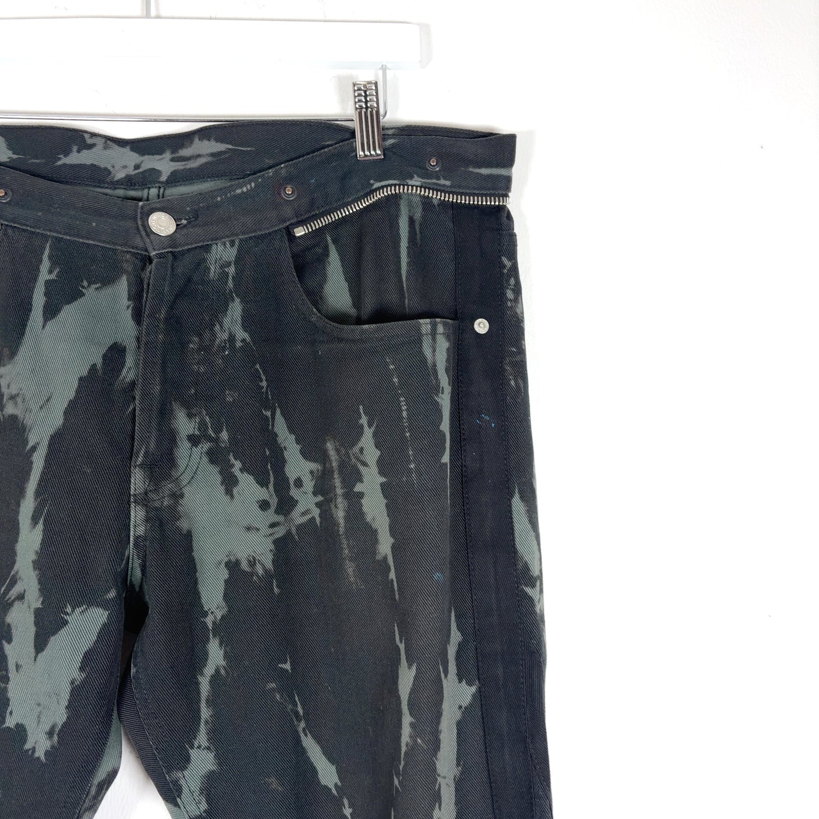 Dries Van Noten Tie Dye Bondage Jeans