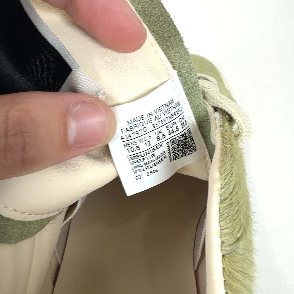 Rick Owens x Converse Ponyhair Lowtop Sneakers