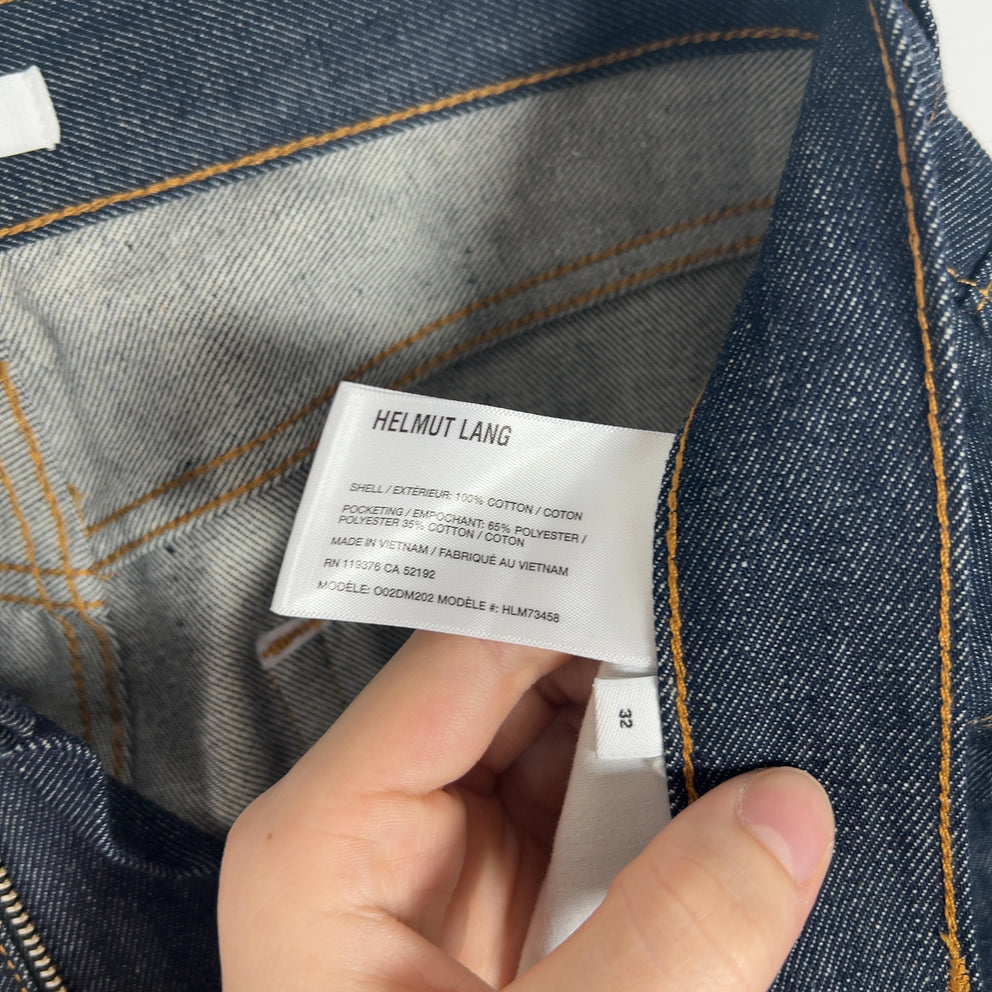 Helmut Lang Raw Denim Jeans