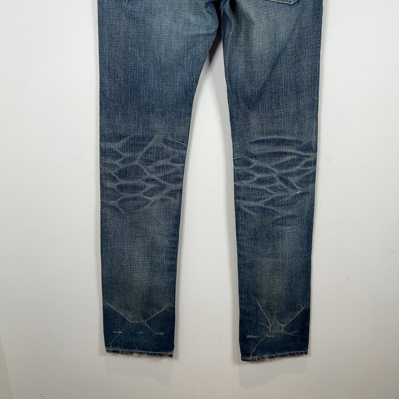 Hysteric Glamour Kinky Studded Light Wash Jeans