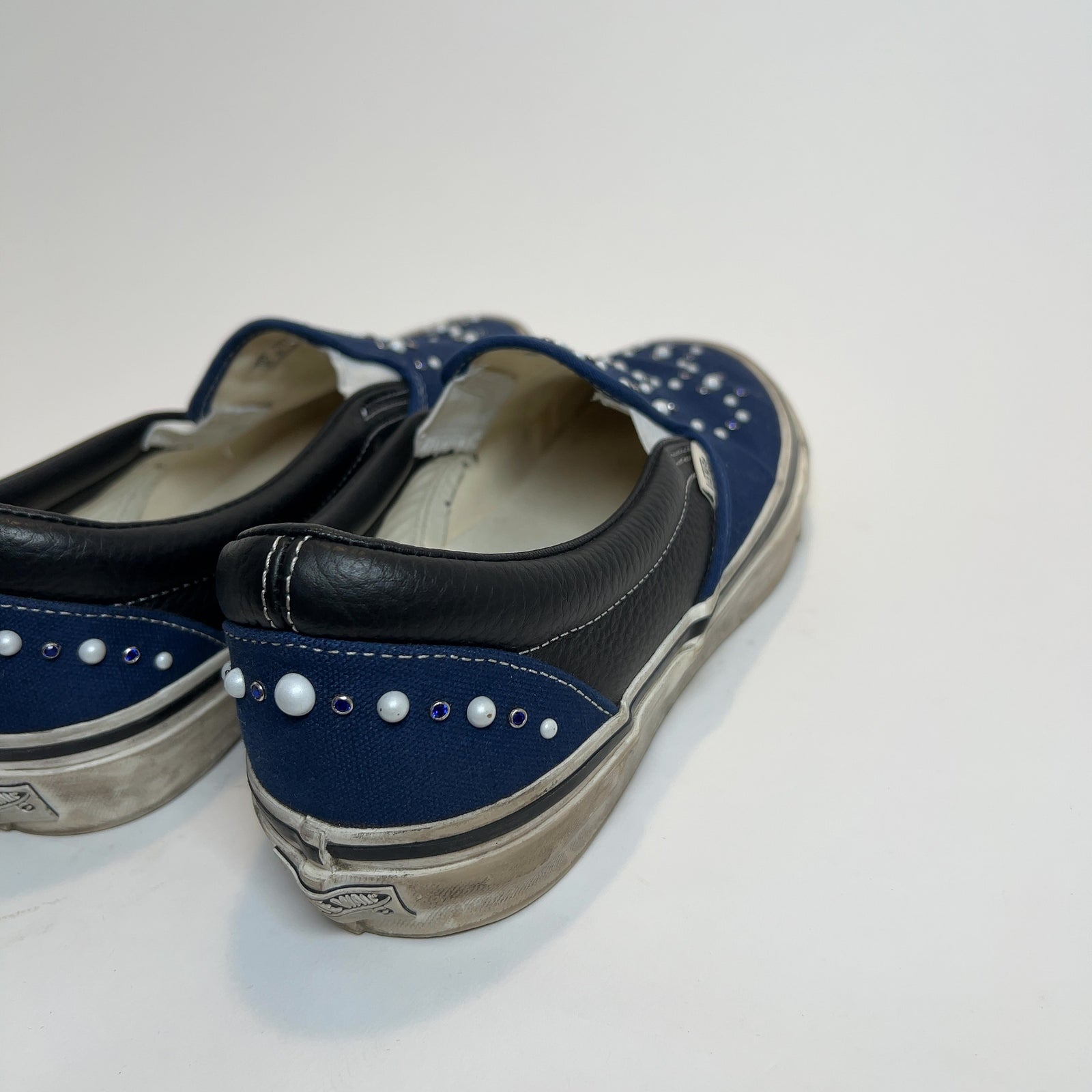 Vans Pearlized Indigo Slip-On Lowtop Sneakers