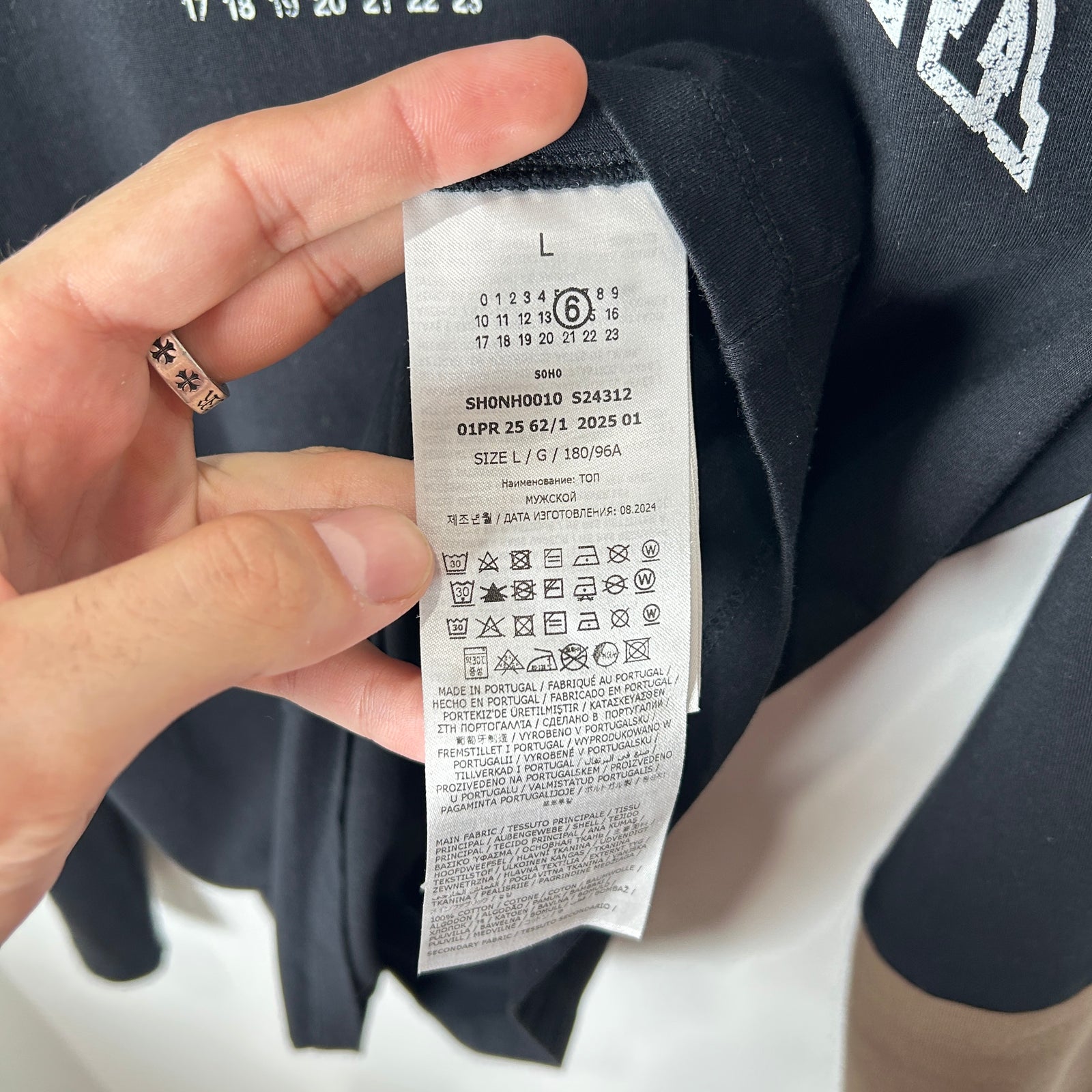 Maison Margiela Six Colorblock Longsleeve Size L