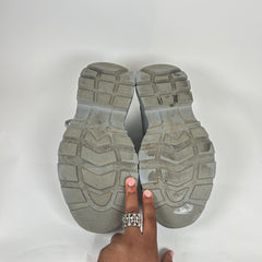 Alexander McQueen Grey Tread Slick Low Top Sneaker Size 45
