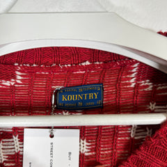 Kapital 7G Knit Red Skeleton Size L