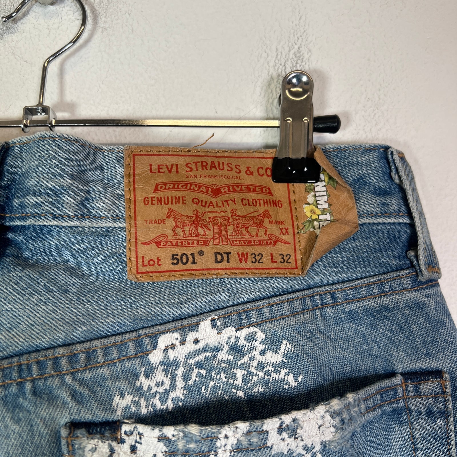 Denim Tears x Virgil Abloh 'Message in a Tear' Levis 501 Jeans