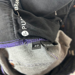 Purple Brand Grey Distressed Jeans Size 30