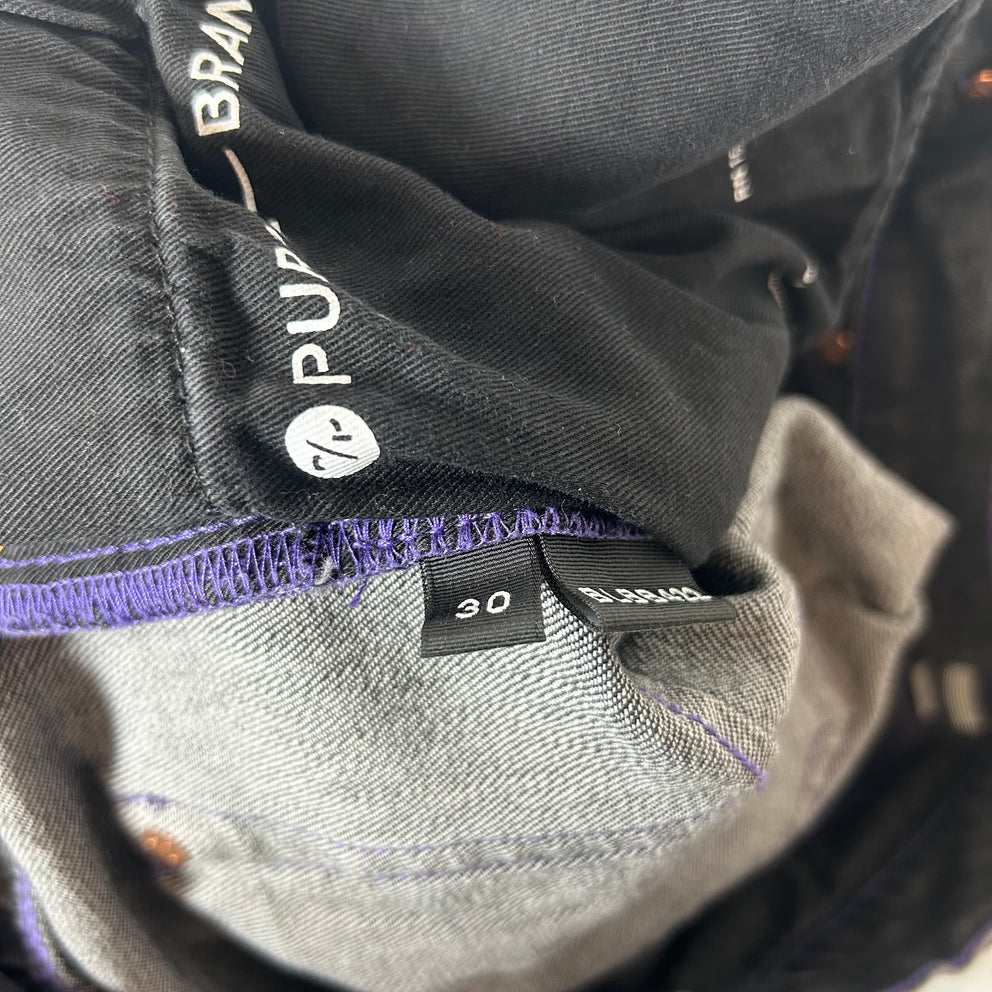 Purple Brand Grey Distressed Jeans Size 30