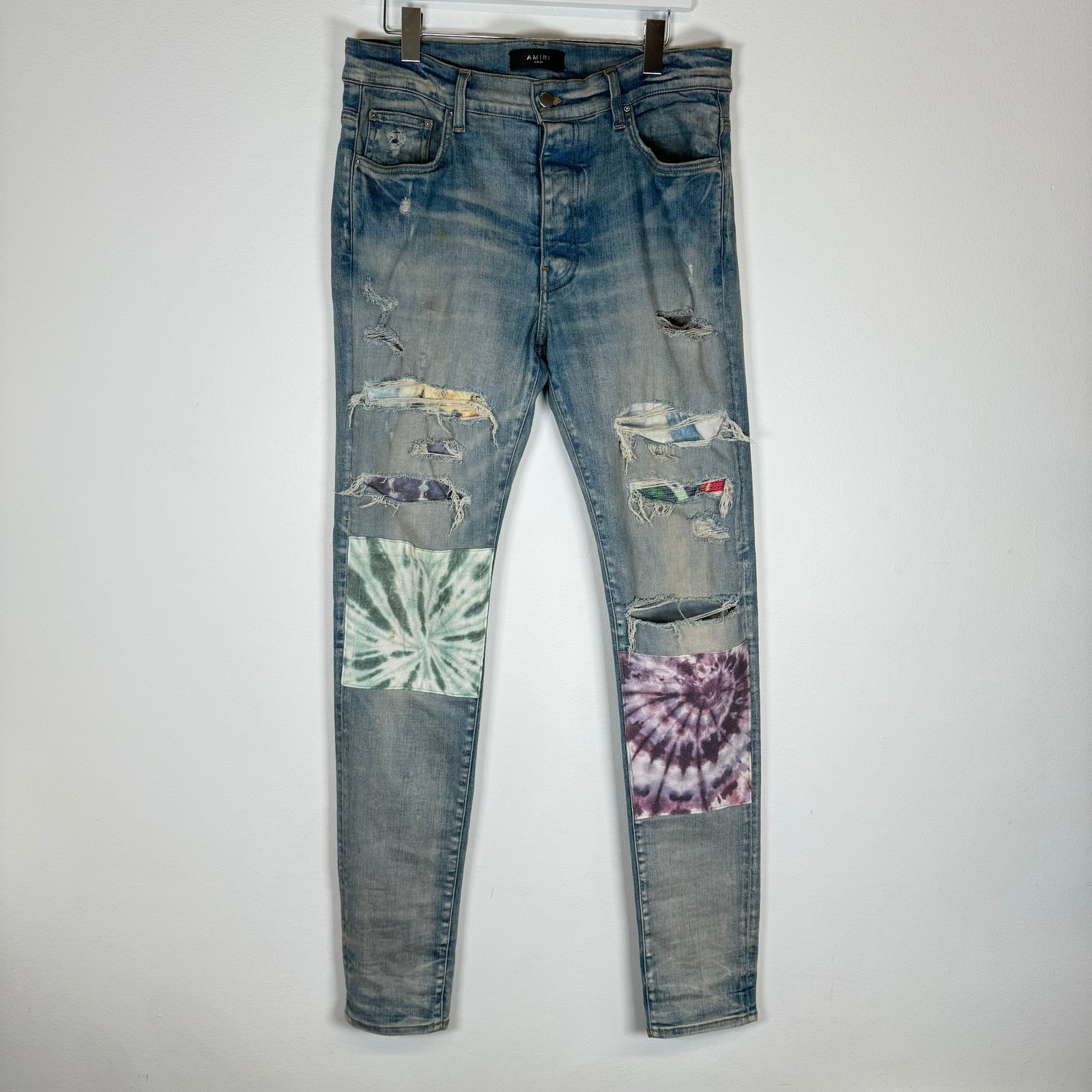 Amiri Tye Dye Patch Jeans Size 34