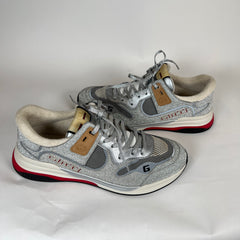 Gucci Ultrapace Silver Sparkle Size 12