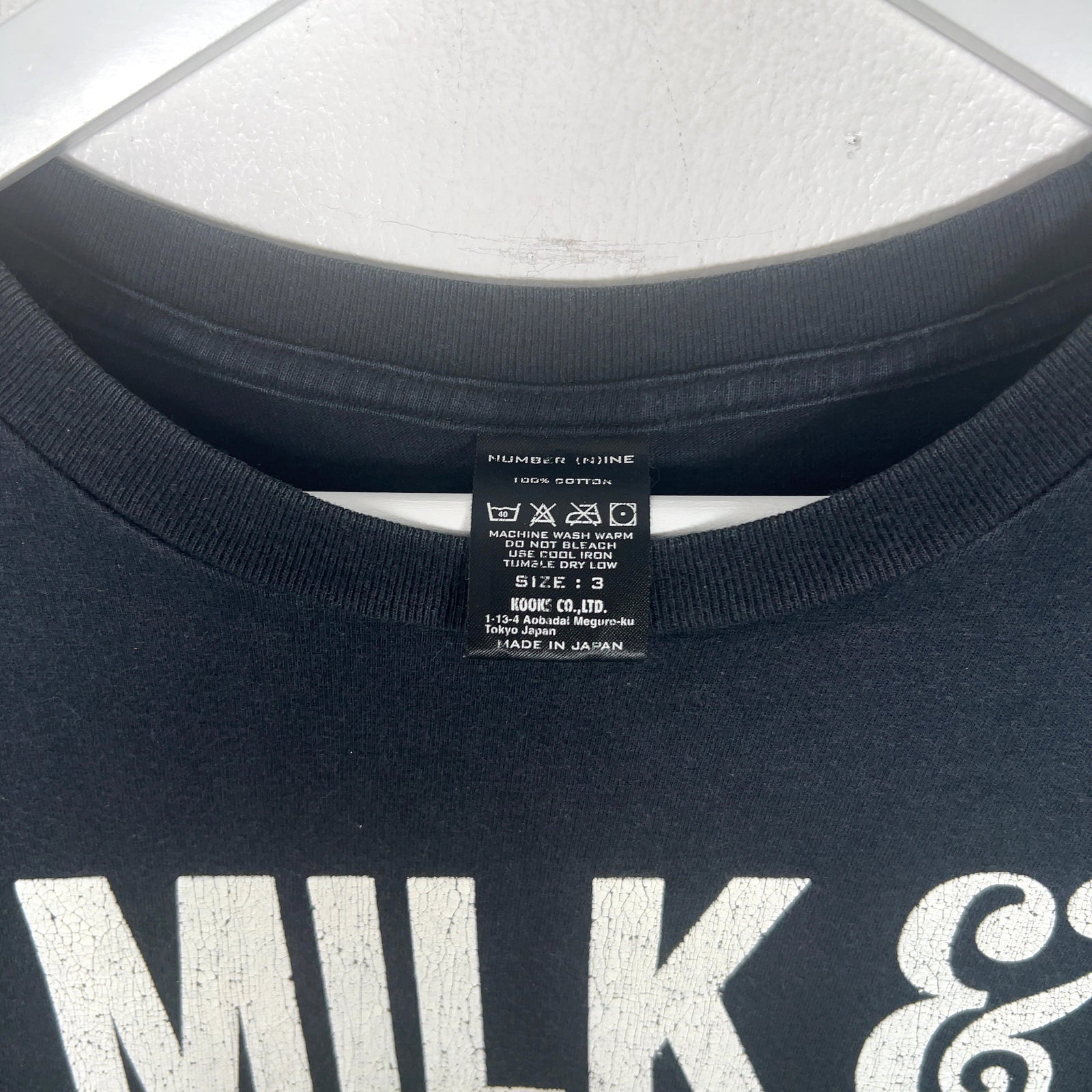 Number (N)ine 'Milk & Cookies' Graphic T-Shirt