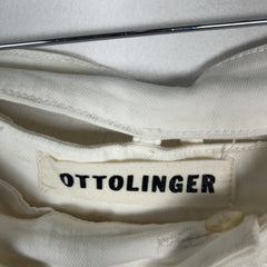 Ottolinger White Asymmetrical Wrap Shorts Size M