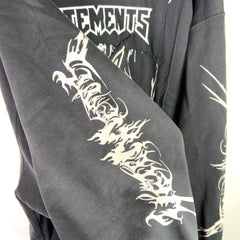 Vetements J'Adore Hardcore Patchwork Hoodie