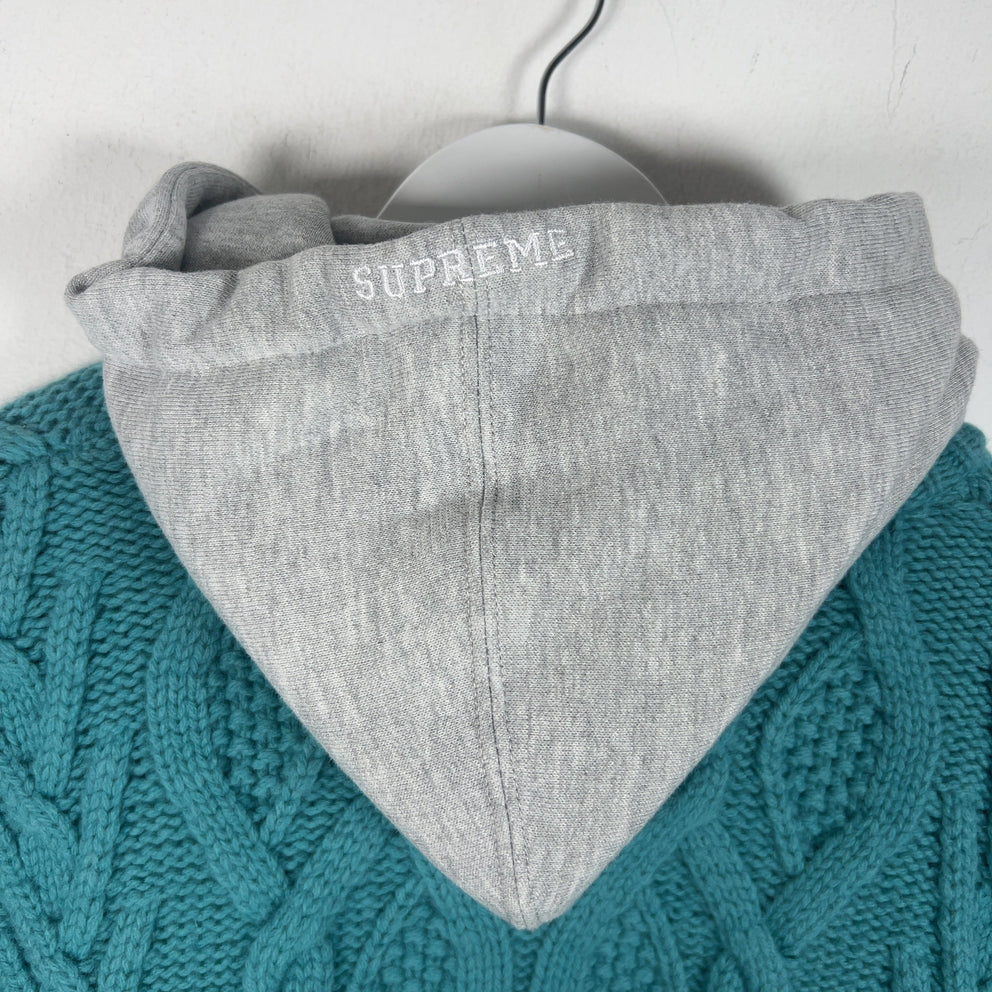Supreme Cable Knit Hybrid Sweater