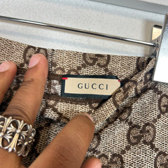 Gucci Beige GG Monogram Tights Size M