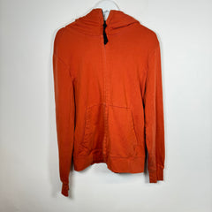 CP Company Orange Zip-Up Hoodie Size XL