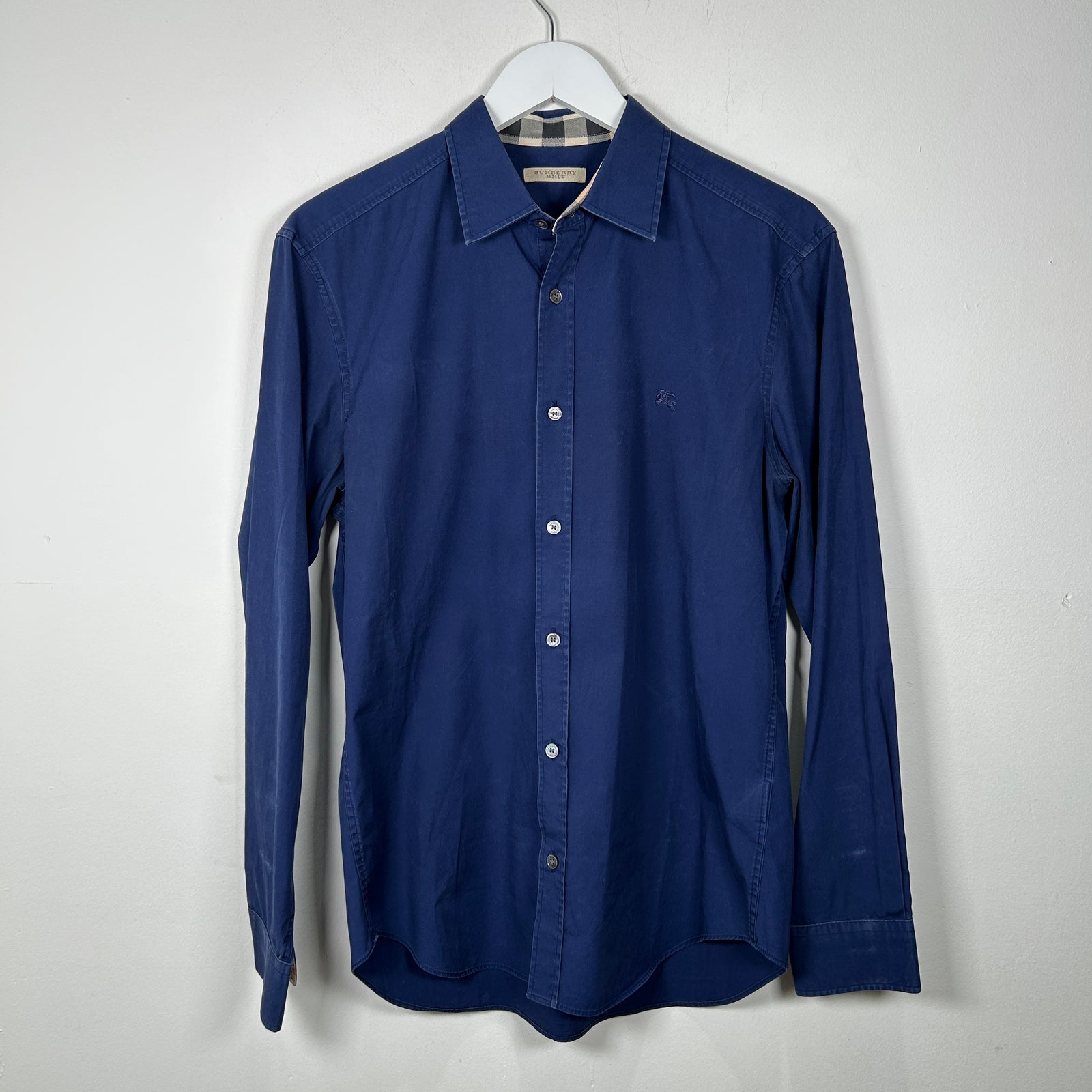 Burberry Brit Navy Button Up Shirt SIze M