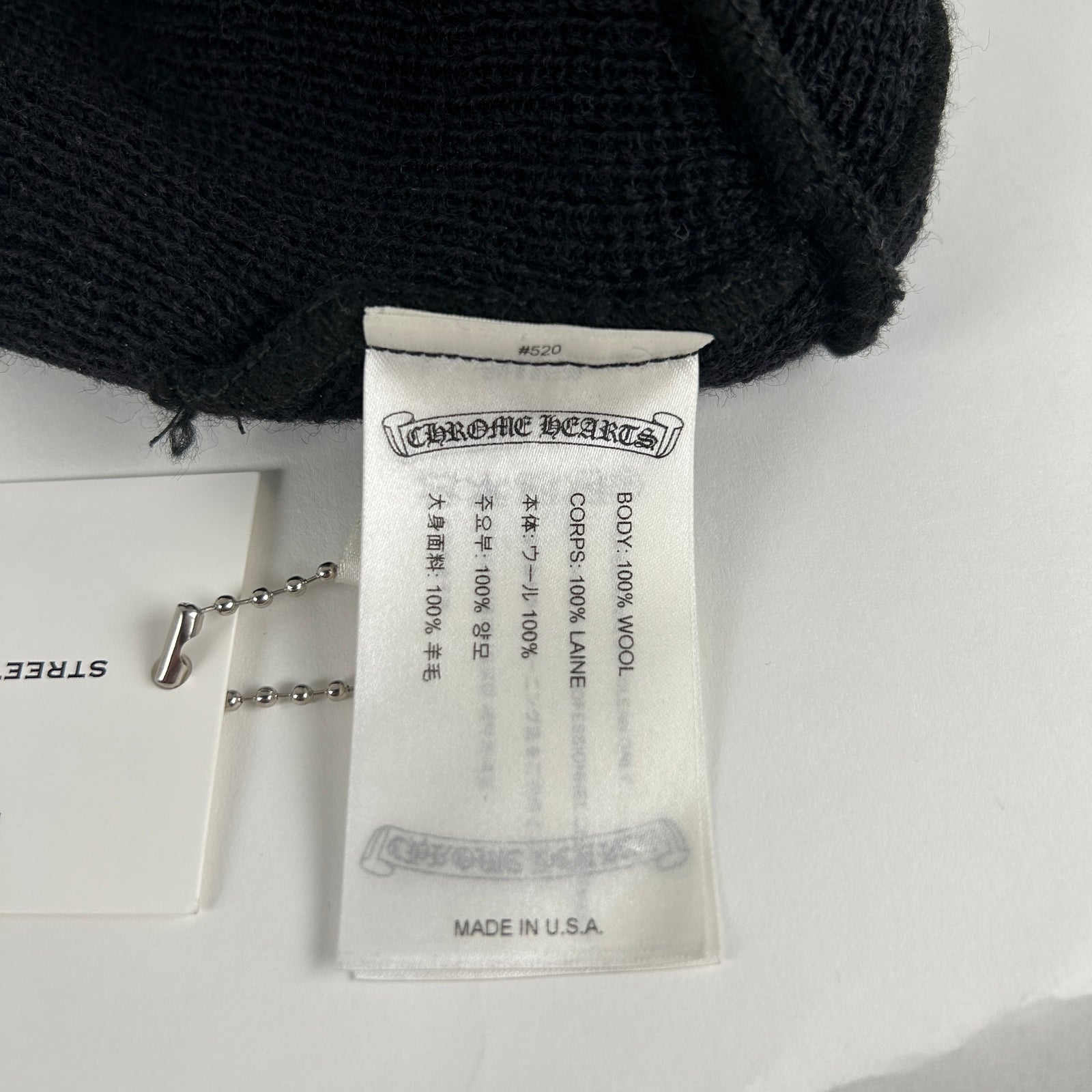 Chrome Hearts Horseshoe Wool Beanie