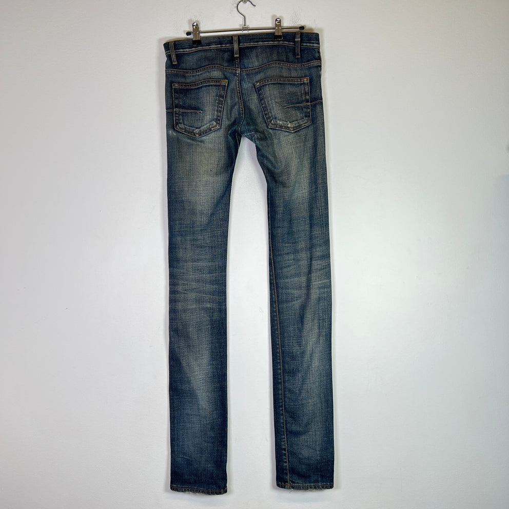 Dior Homme Dark Blue Wash Jake Denim Jeans Size 27