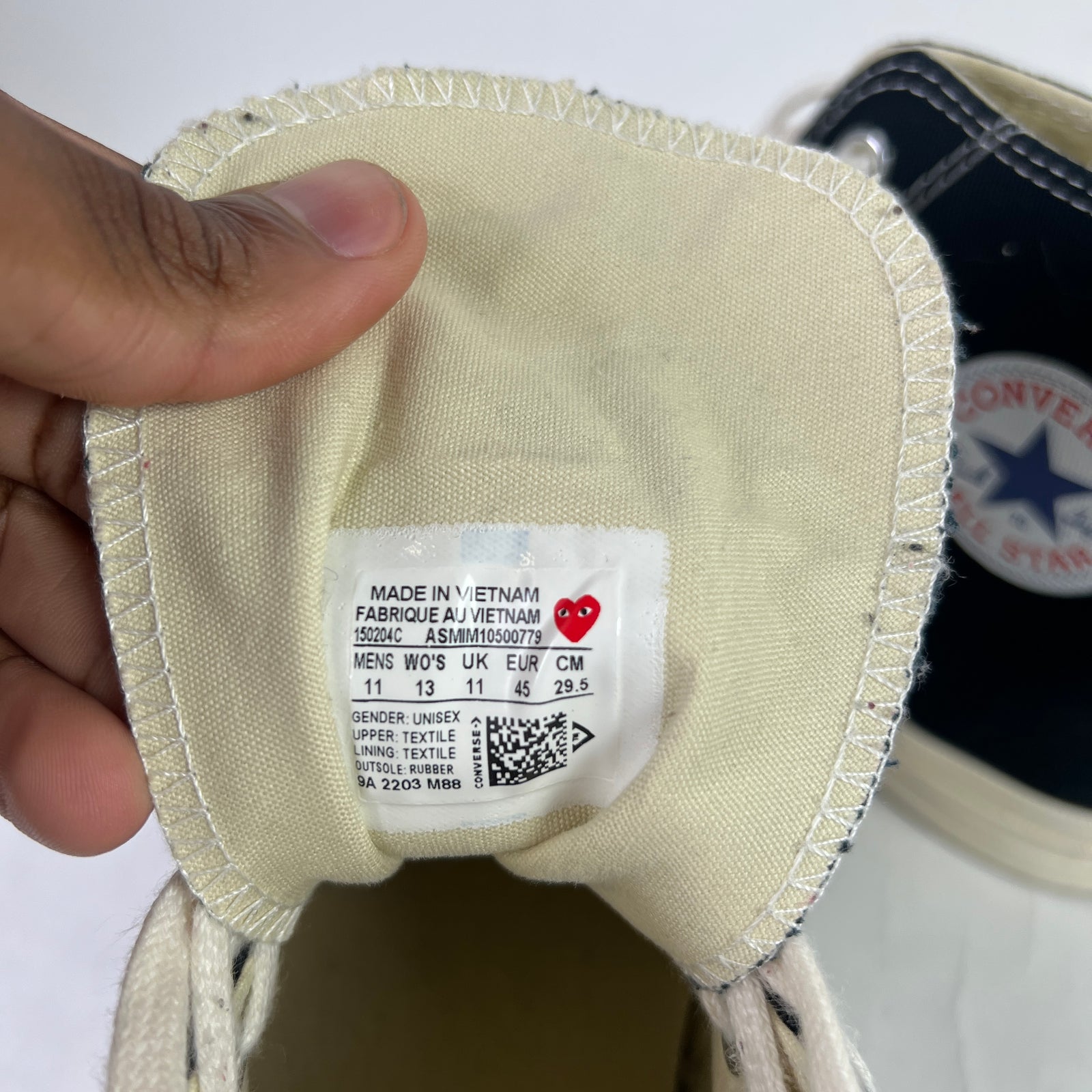 Comme Des Garcons Play x Converse  High-Top Sneakers