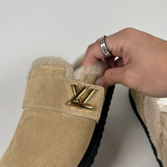 Louis Vuitton Cosy Flat Comfort Clog Size 38.5