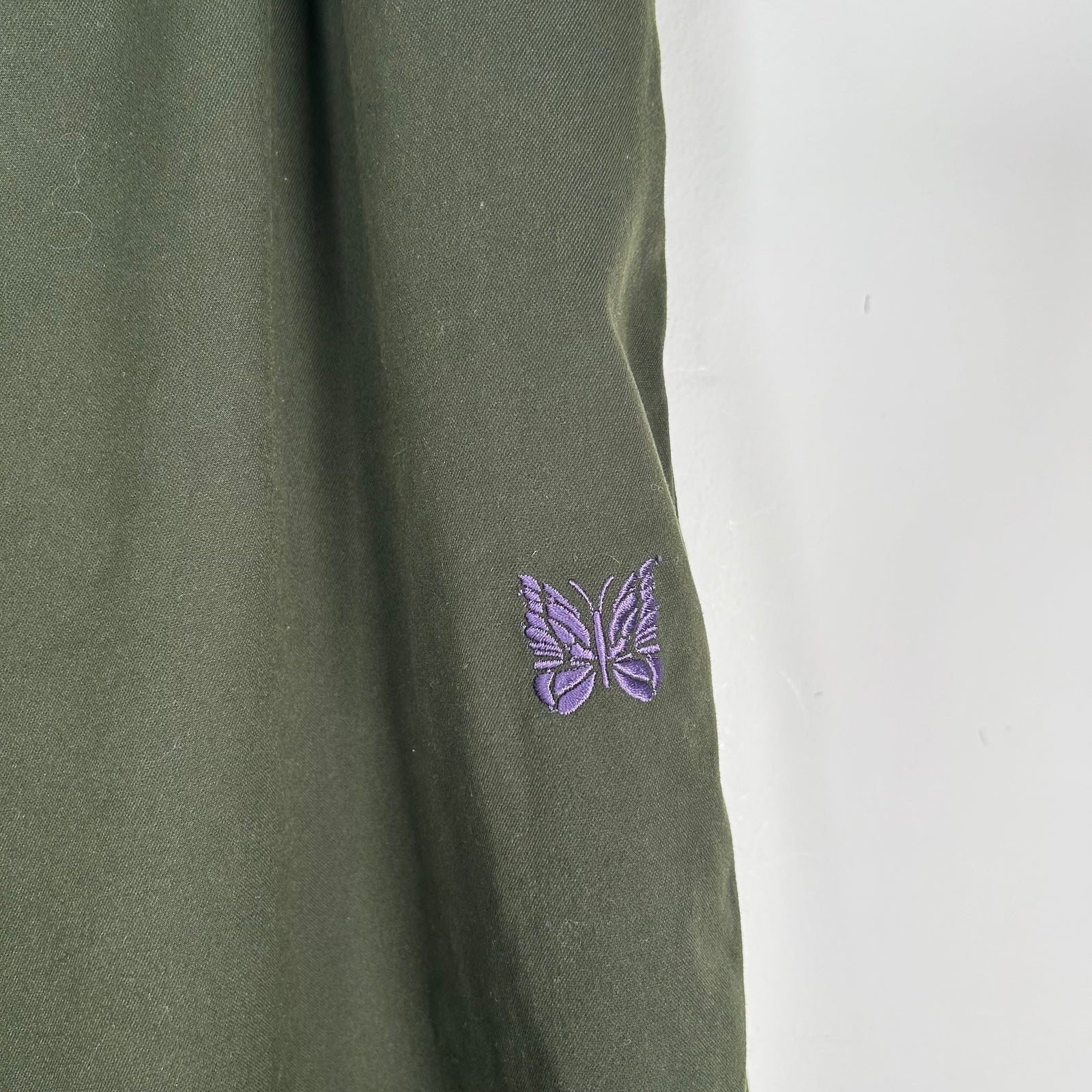 Needles Green Cuffed Track Pants Size Large