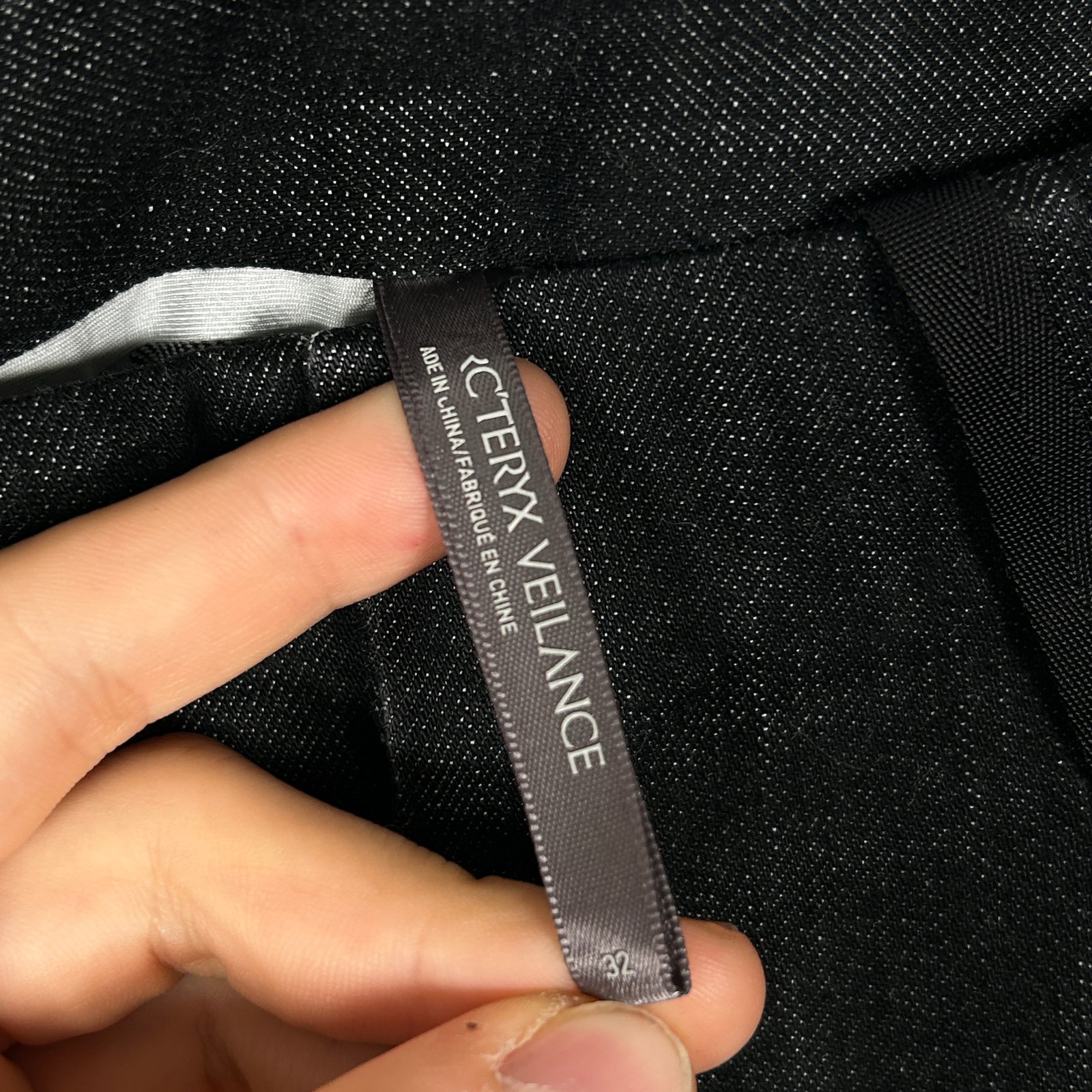 Arc’Teryx Veilance Voronoi TW Sample Jeans Size 32