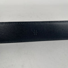 Prada Black Leather Belt Size 34