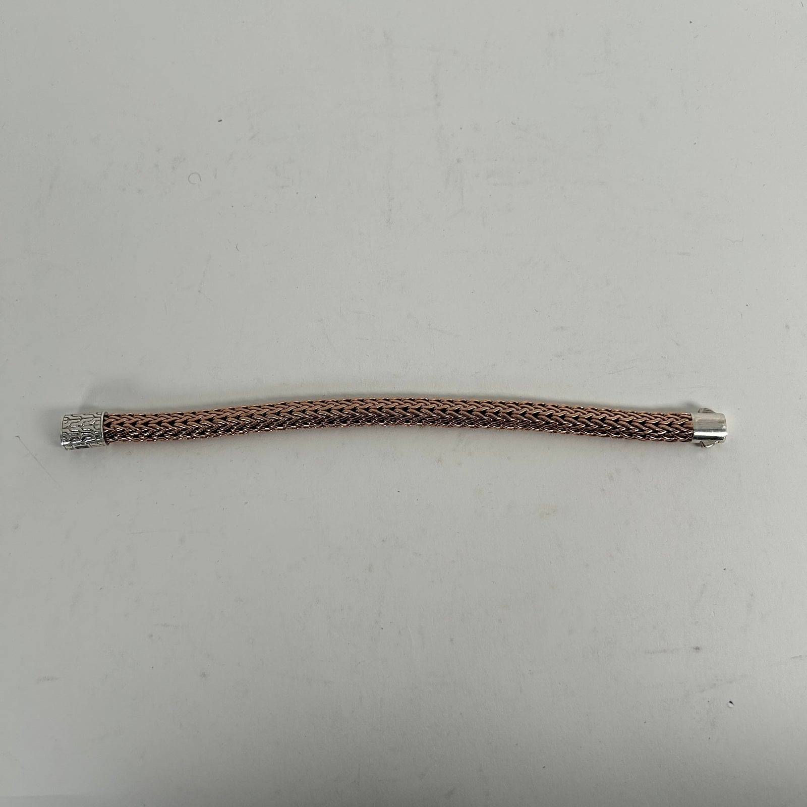 John Hardy Breaded Chain Bracelet Size 7.5 Inch