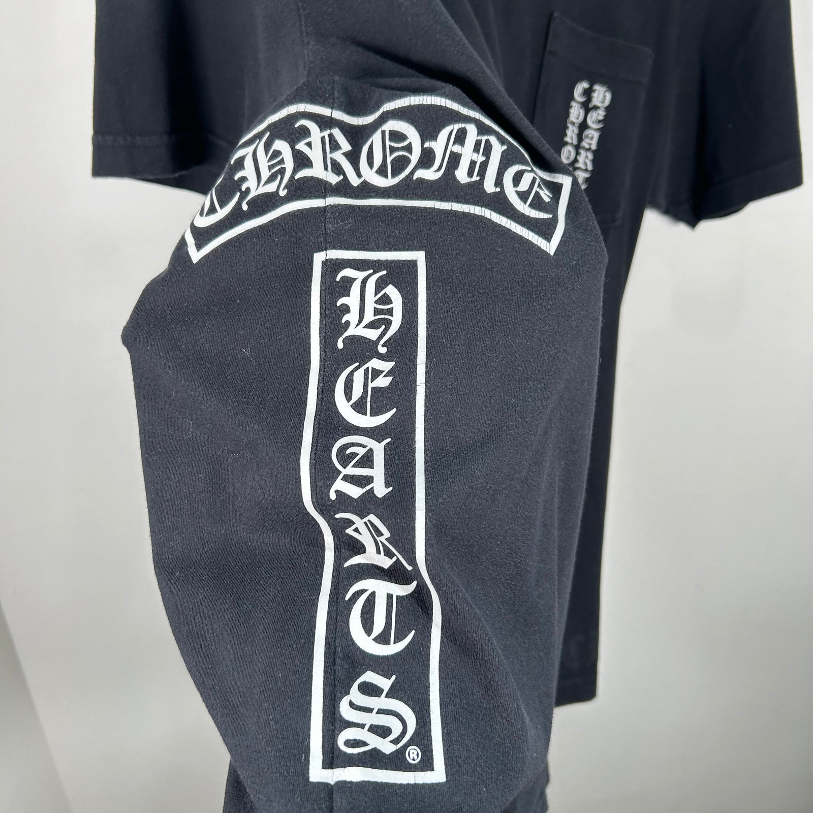 Chrome Hearts Black T-Bar Logo T-Shirt Size L