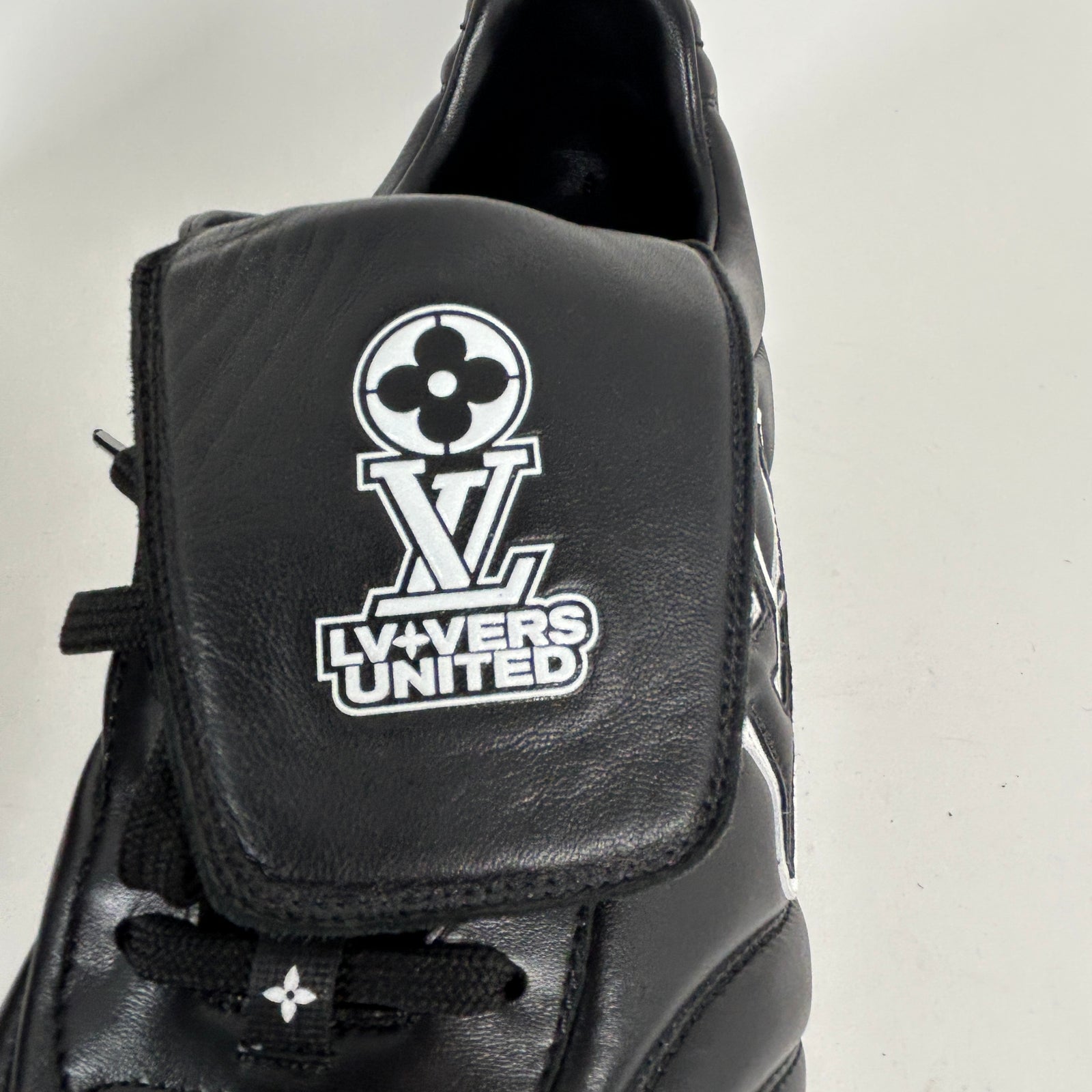 Louis Vuitton Black 'Footprint' Soccer Sneaker Size 10.5 LV
