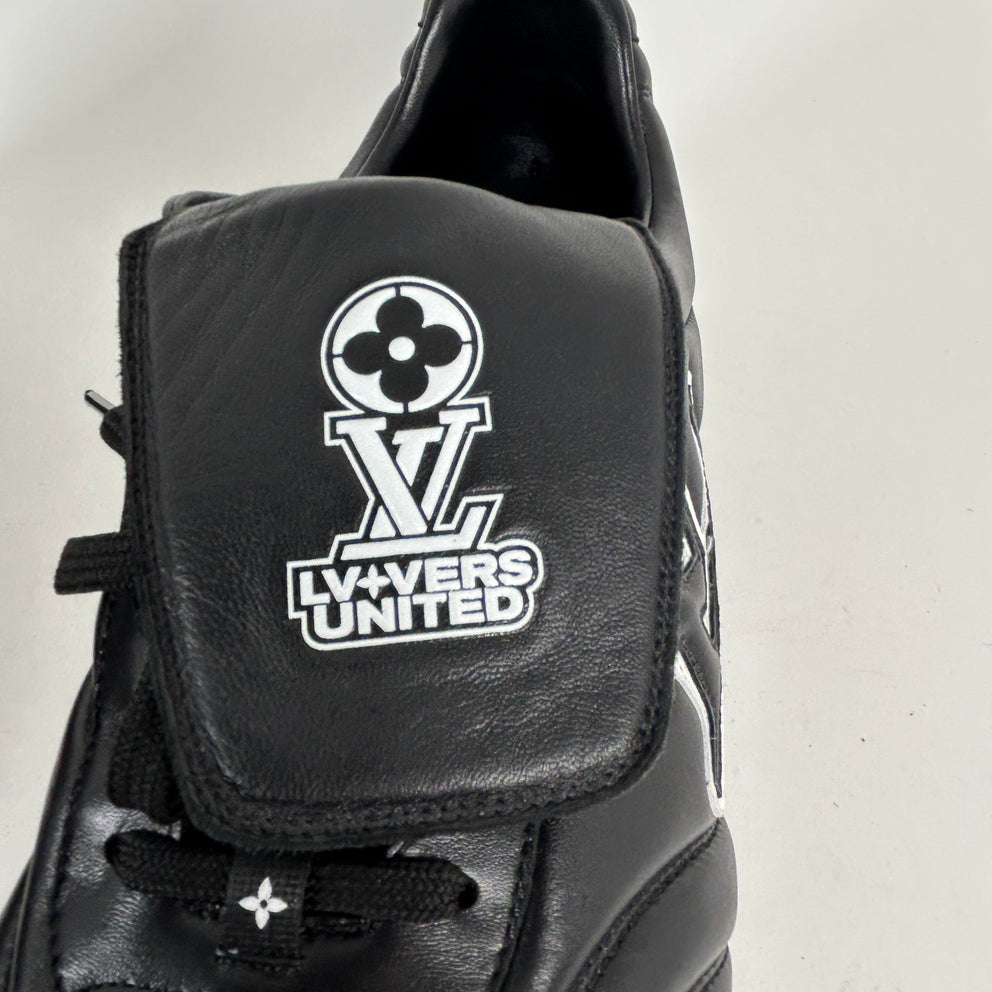Louis Vuitton Black 'Footprint' Soccer Sneaker Size 10.5 LV