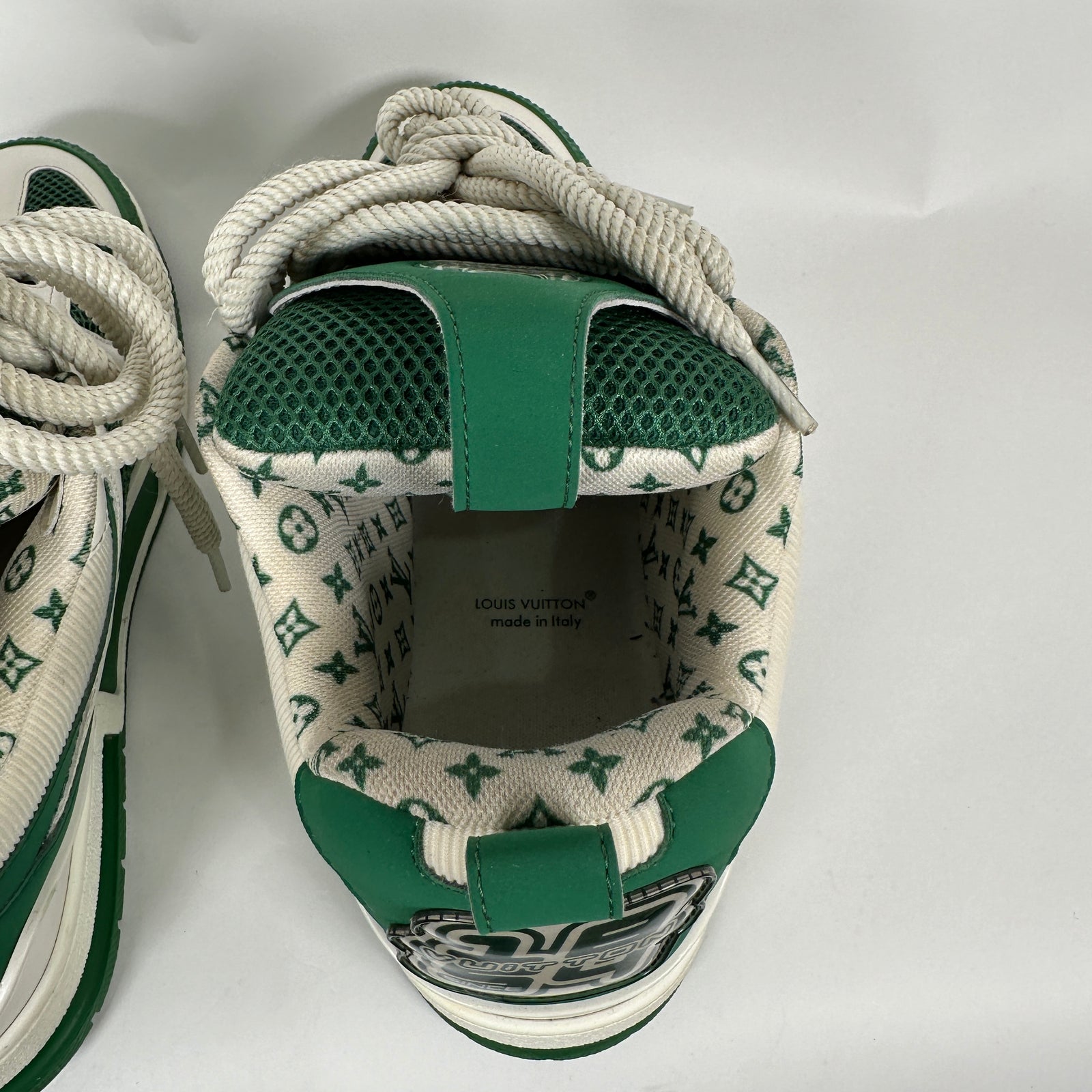 Louis Vuitton Green Skate Sneakers Size LV 9.5