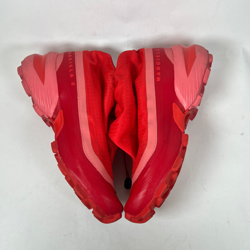 Maison Margiela MM6 x Salomon Pink Cross Low Sneakers Size 42