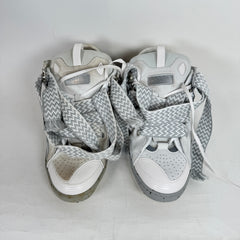 Lanvin White/Grey Curb Sneaker Size 47