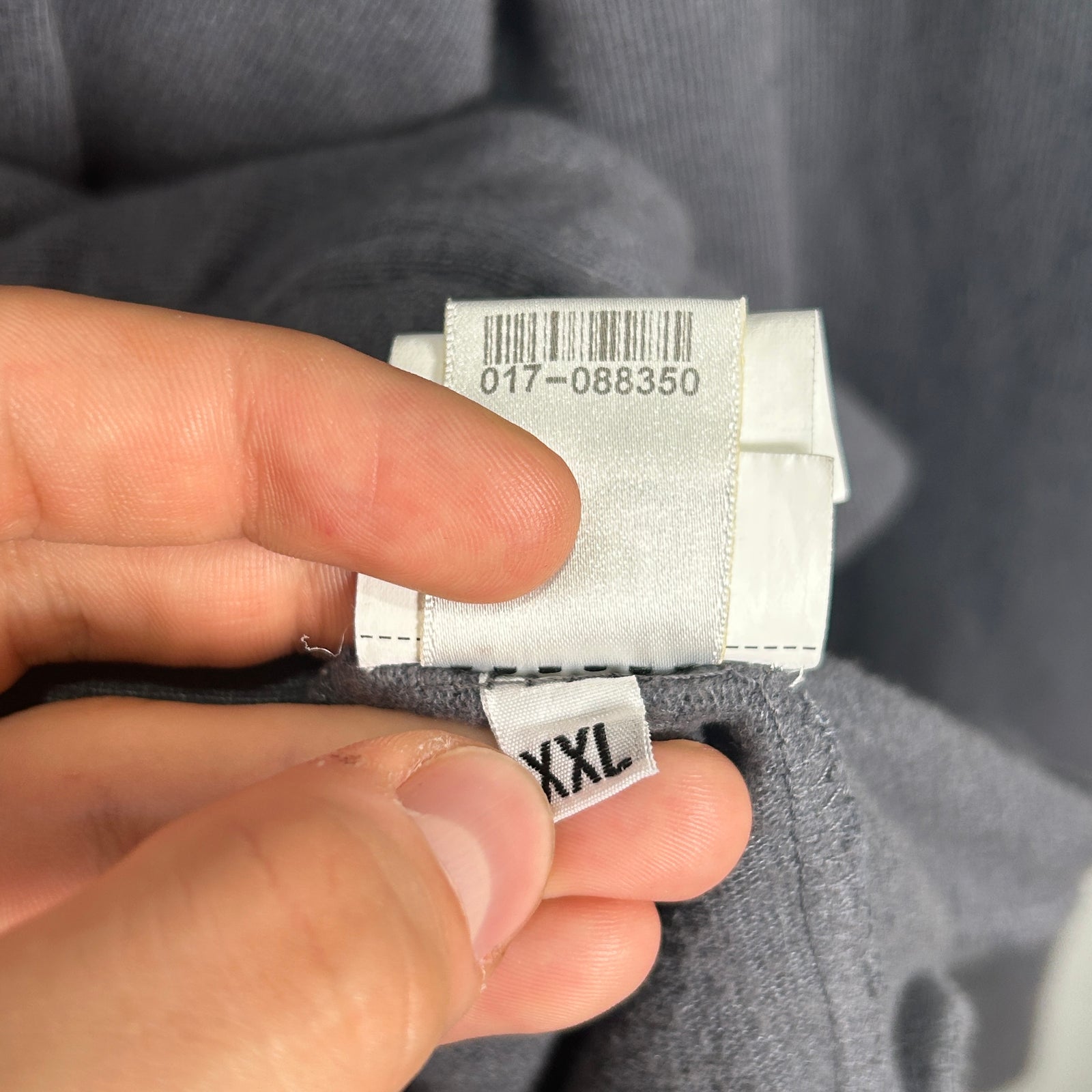Chrome Hearts Gray Zip Up Hoodie Size XXL