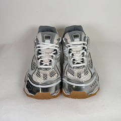 Bottega Veneta Silver Mesh Orbit Sneakers