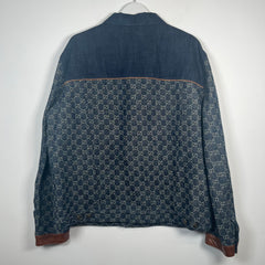 Gucci Indigo GG Denim Jacket Size L