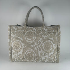 Versace Tan Barocco Athena Tote Bag