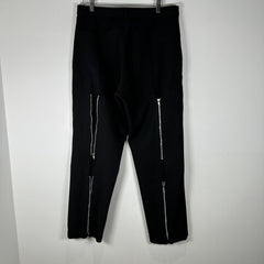 CDG Black Back Zipper Pants Size S