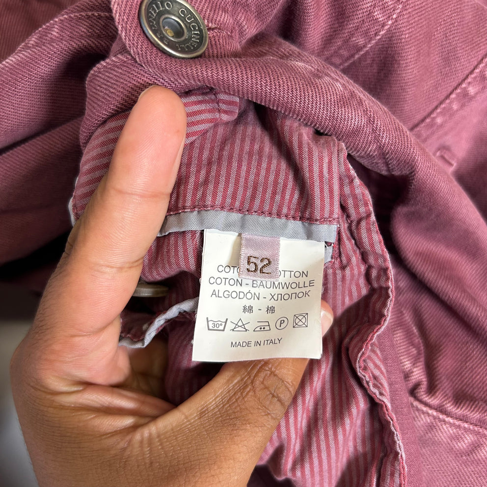 Brunello Cucinelli Garment-Dyed Denim Jacket