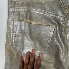Maison Margiela Silver Painted Denim Size 34