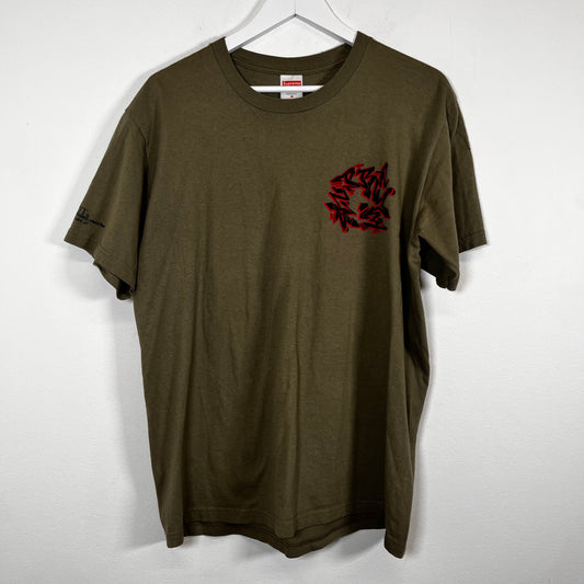 Supreme Olive Support Unit Tee Size M